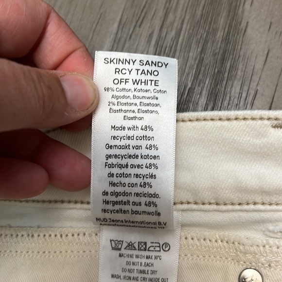 MUD ORGANIC COTTON HIGH WAIST SKINNY JEANS 29 - Picture 14 of 16